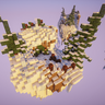 Minecraft Bedwars Map - Frozen Islands