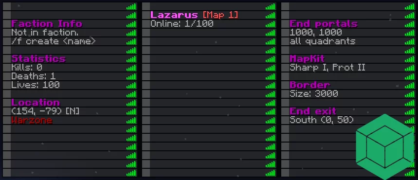Lazarus HCF Core 30  LunarClient Support  25 Ability Items 5