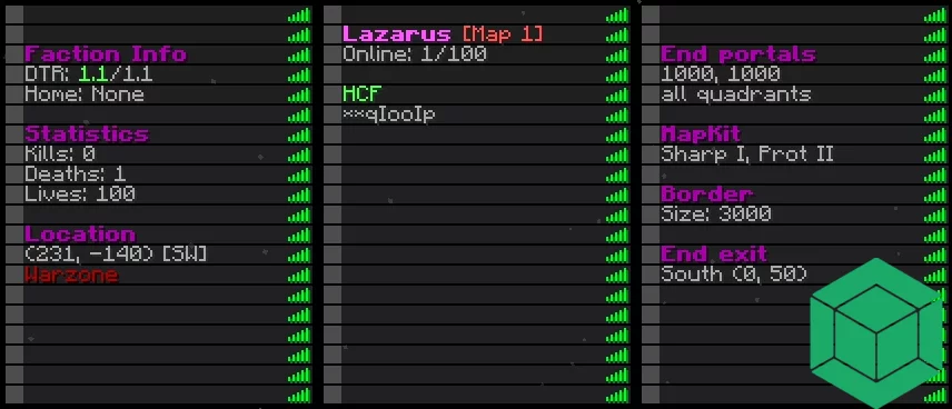 Lazarus HCF Core 30  LunarClient Support  25 Ability Items 6