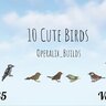 Pack Cute Birds | Organic 35x35 v1.0